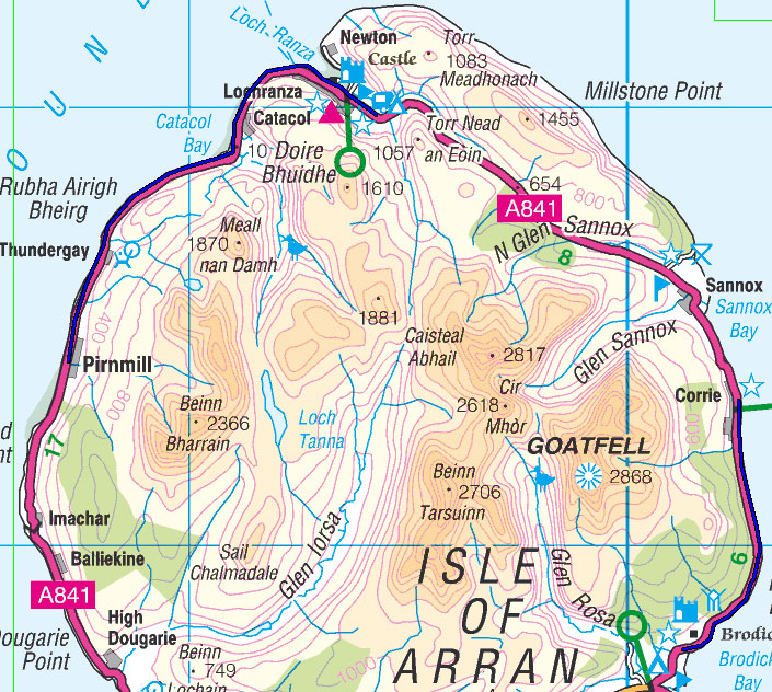 Pirnmill to Lochranza