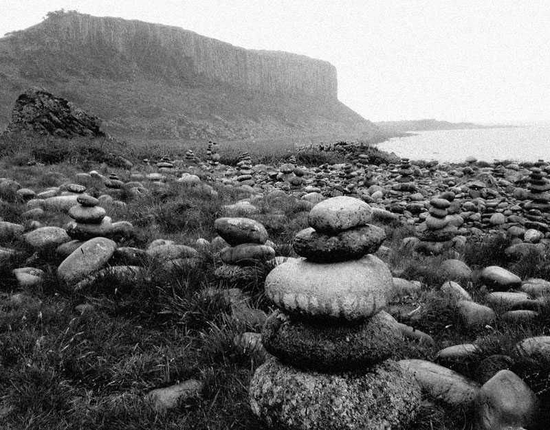 Rock garden and cliffs